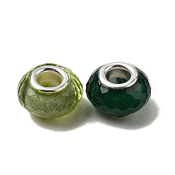 Faceted Resin European Beads&nbsp;RESI-C063-01F