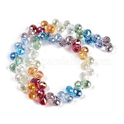 Electroplate Glass Beads Strands&nbsp;EGLA-B009-01A