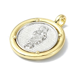 Rack Plating Real 18K Gold Plated Brass Pendants&nbsp;KK-B084-17G