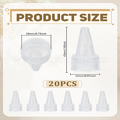 20Pcs PP Tip Cap&nbsp;KY-LP0001-18