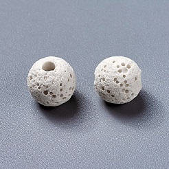 Unwaxed Natural Lava Rock Beads&nbsp;G-F325-8mm-A14