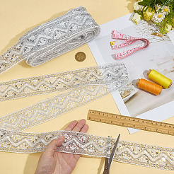 Ethnic Polyester Ribbon&nbsp;OCOR-WH0109-043C