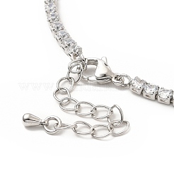 Cubic Zirconia Chain Bracelet&nbsp;BJEW-A132-25P