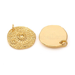 Brass Pendant Rhinestone Settings&nbsp;KK-I672-24G
