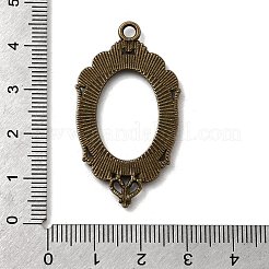 Vintage Tibetan Style Alloy Pendant Cabochon Bezel Settings&nbsp;X-TIBEP-M018-40AB-NF