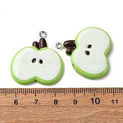 Opaque Resin Pendants&nbsp;RESI-I337-05P-B02