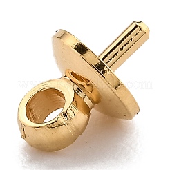 Brass Cup Pearl Peg Bails Pin Pendants&nbsp;KK-H759-29C-G