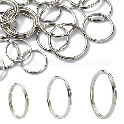 60Pcs 3 Styles Iron Split Key Rings&nbsp;IFIN-YW0003-34