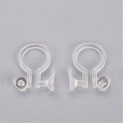 Clear Plastic Clip-on Earring Converter&nbsp;KY-P005-01