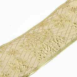 Snowflake Pattern Cotton Ribbon&nbsp;DIY-P012-01B-02