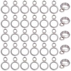 80Pcs 304 Stainless Steel Tube Bails&nbsp;STAS-PA0001-04B