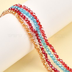 Electroplate Glass Bead Strands&nbsp;EGLA-R015-4mm-M