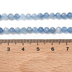 Natural Devil Blue Aquamarine Beads Strands&nbsp;LS-G-P629-A03-03
