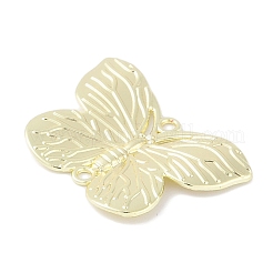 Rack Plating Alloy Butterfly Connector Charms&nbsp;PALLOY-F018-07G