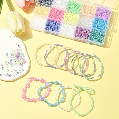 225G 15 Colors Glass Seed Beads&nbsp;SEED-FS0001-35