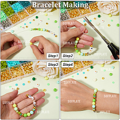 DIY ABS Plastic & Polymer Clay & CBB Beads Jewelry Making Finding Kits&nbsp;DIY-WH20010-20A