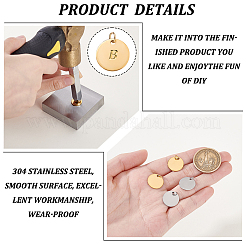 60Pcs 2 Colors 304 Stainless Steel Charms&nbsp;PALLOY-GA00040