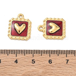 304 Stainless Steel Enamel Pendants&nbsp;STAS-Q119-13G