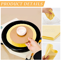 2 Sheets 2 Styles Pottery Wheel Mat Cloth&nbsp;AJEW-BC0006-52