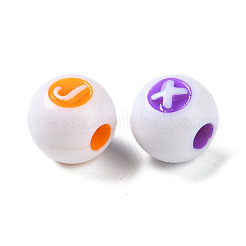 Opaque Acrylic European Beads&nbsp;SACR-P031-09A
