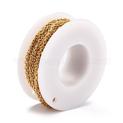 PVD Vacuum Plating 304 Stainless Steel Cable Chains&nbsp;CHS-D033-03G-02