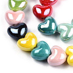 Handmade Porcelain Bead Strands&nbsp;X-PORC-N007-26