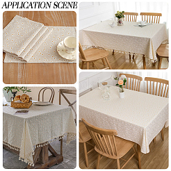 1M Rectangle Cotton Linen Fabric&nbsp;DIY-CY0001-13D