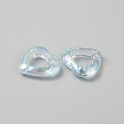 Plating Acrylic Beads&nbsp;MACR-WH0010-20A-01