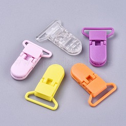 Eco-Friendly PC Plastic Baby Pacifier Clips&nbsp;AJEW-K010-01