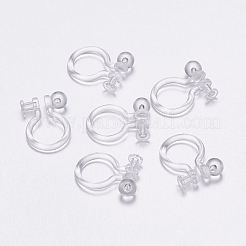Plastic Clip-on Earring Findings&nbsp;LS-KY-P007-H01