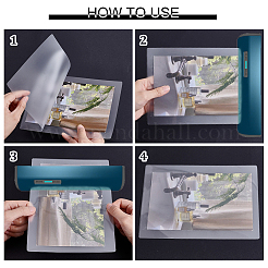 Rectangle Plastic Laminator Sheets&nbsp;AJEW-WH0348-843C