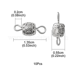 Tibetan Style Alloy Connector Charms&nbsp;PALLOY-YW0001-43