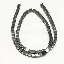 Non-magnetic Synthetic Hematite Beads Strands&nbsp;G-S079-6mm
