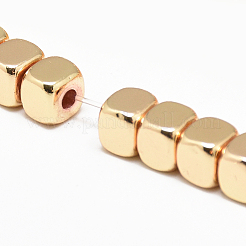 Electroplate Non-magnetic Synthetic Hematite Beads Strands&nbsp;G-Q465-33KC