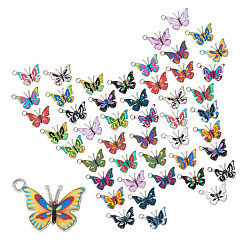 50Pcs 25 Style Alloy Enamel Pendants&nbsp;FIND-TA0003-62