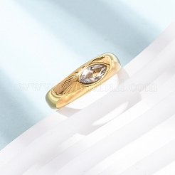 304 Stainless Steel Wide Band Finger Rings&nbsp;RJEW-F201-03G-03