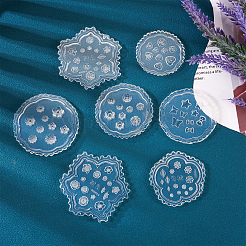 7Pcs 7 Style Nail Art Silicone Molds&nbsp;MRMJ-TA0001-19