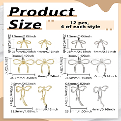 12Pcs 3 Styles Alloy Pendants&nbsp;FIND-LP0005-88