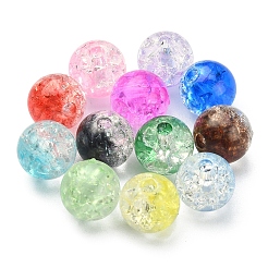 360Pcs 12 Colors Transparent Crackle Acrylic Beads&nbsp;CACR-YW0001-02