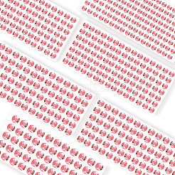 8Pcs 4 Styles Acrylic Rhinestone Stickers&nbsp;DIY-CP0012-18A