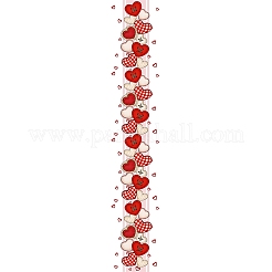 Heart Pattern Linen Tablecloth&nbsp;AJEW-WH20006-230