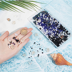 Ocean Theme DIY Seed & Glass Beads Jewelry Making Finding Kit&nbsp;DIY-SC0024-64A