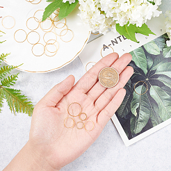 Brass Linking Rings&nbsp;KK-SC0001-21G