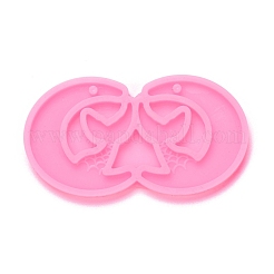 Moon with Mermaid Tail Pendant Silhouette Silicone Molds&nbsp;DIY-M034-17