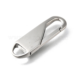 304 Stainless Steel Keychain Clasps&nbsp;STAS-U051-02B-P