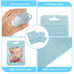 40Pcs 4 Styles Rectangle Plastic Yin-Yang Resealable Packaging Bags&nbsp;ABAG-TA0001-23A