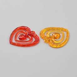 Transparent Acrylic Pendants&nbsp;OACR-WH20010-03