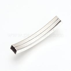 Tarnish Resistant 201 Stainless Steel Slide Charms&nbsp;STAS-R092-02