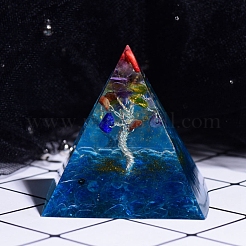 Orgonite Pyramid Resin and Glass Display Decorations&nbsp;PW-WG14D54-01