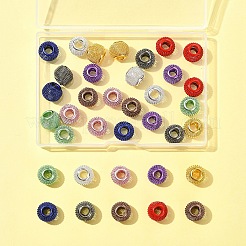 36Pcs 9 Colors Electrophoresis Iron Beads&nbsp;FIND-FS0004-07